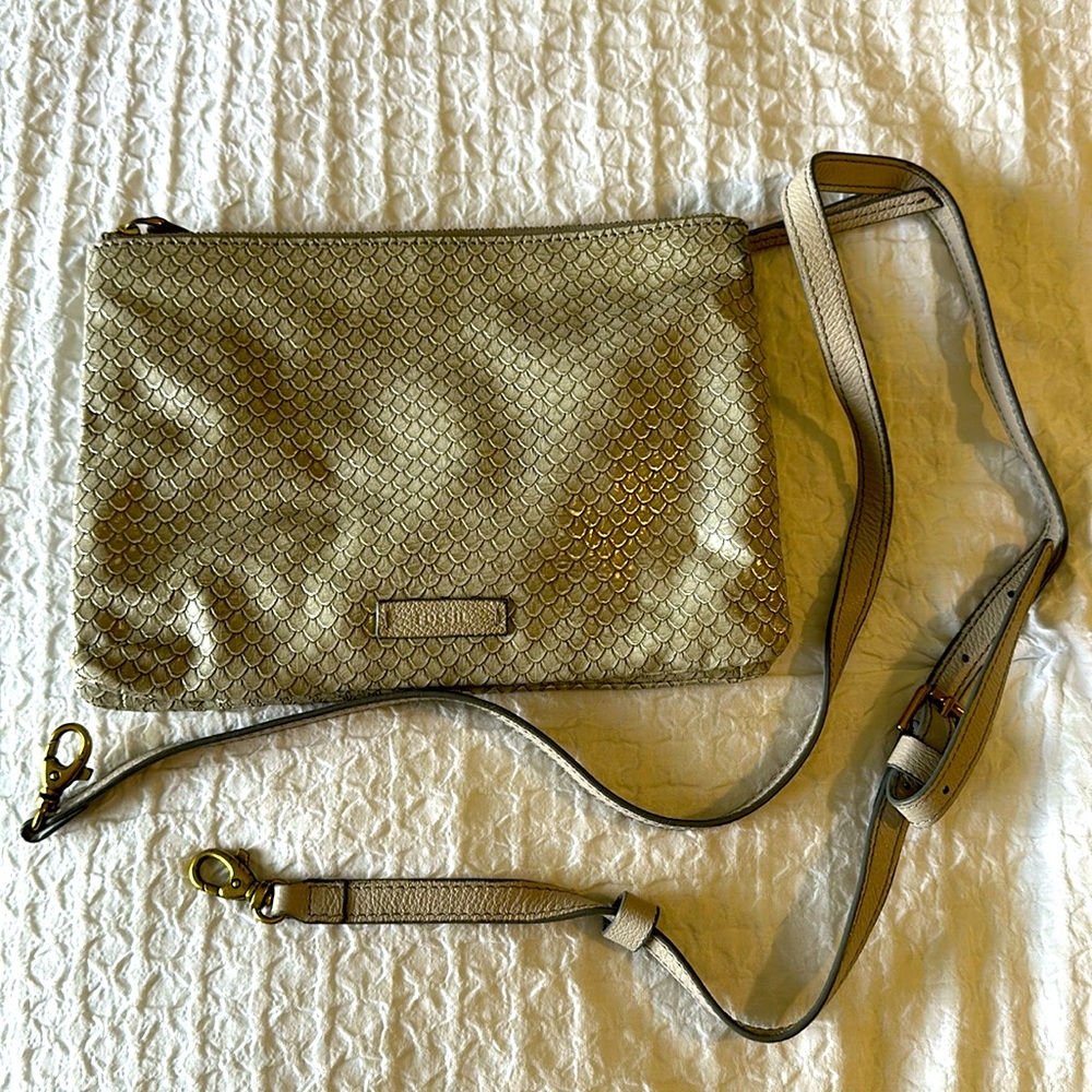 Fossil Textured PVC Crossbody/Clutch